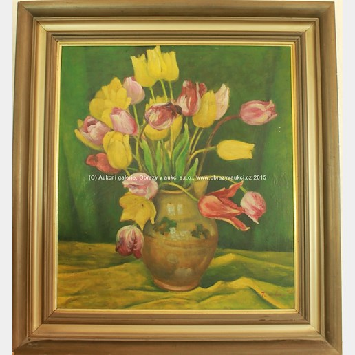 Franz Urban - Tulipány ve džbánu
