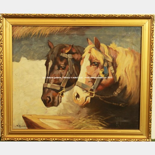 J. Rombald - Dva koně
