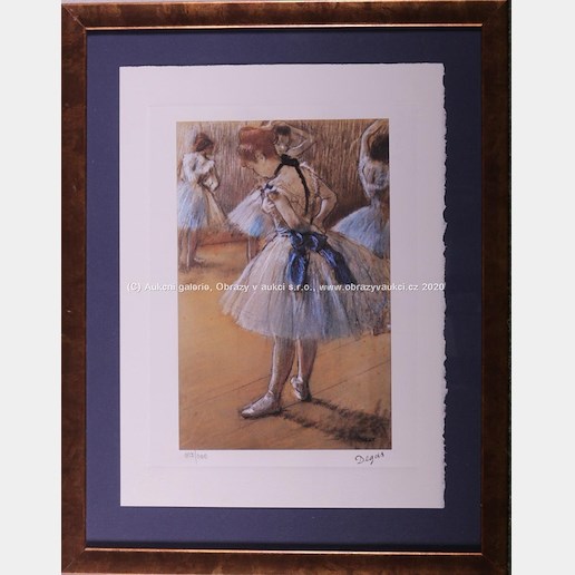 Edgar Degas - A study of a dancer