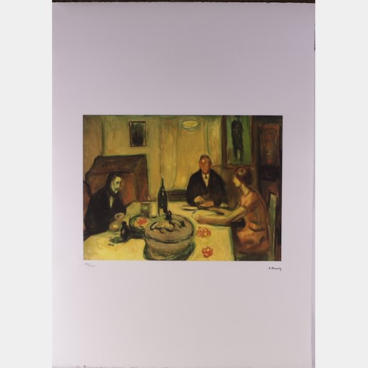 Edvard Munch - Večeře
