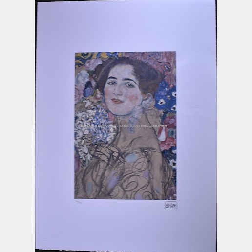 Gustav Klimt - Dívka s květy