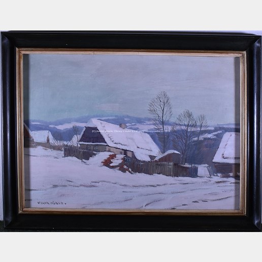 Otakar Hůrka - Chalupy pod sněhem
