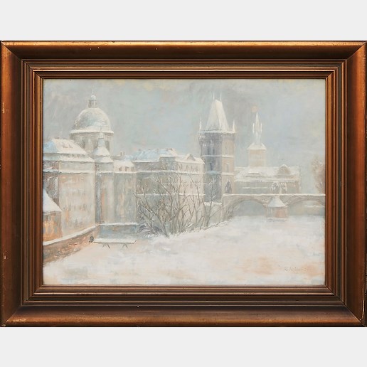 Karel Holan - Zimní Prahou
