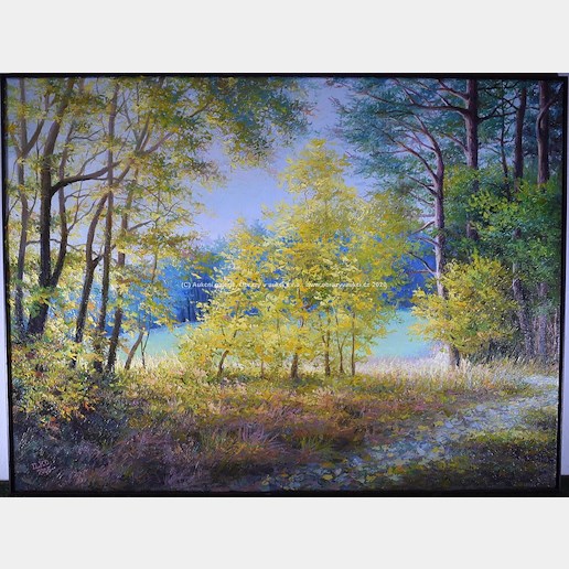 Alexandr Iljuščenko - Hra světla v podzimním lese