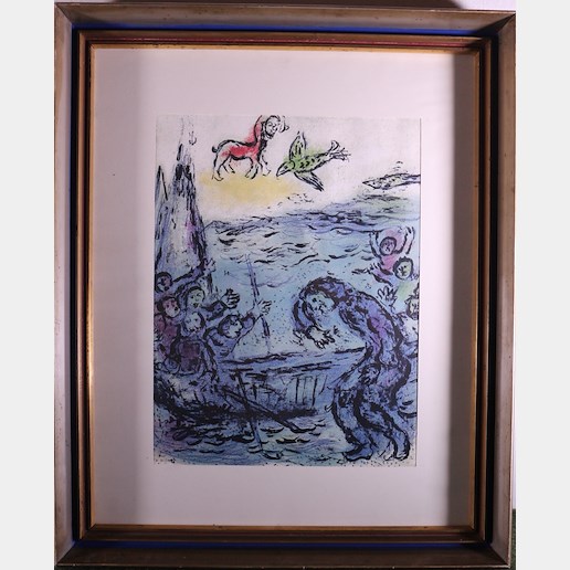 Marc Chagall - Bitva na moři