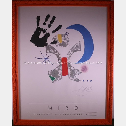 Joan Miró - Plakát z výstavy