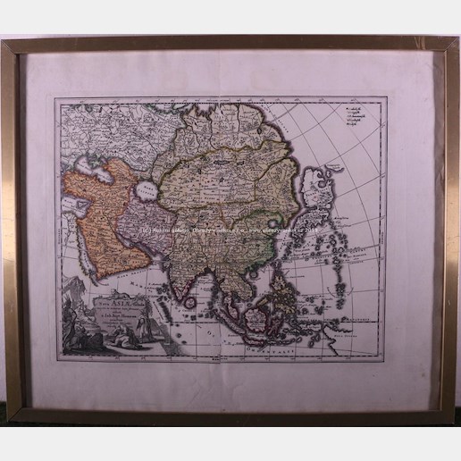 Johann Baptista Homann - Mapa Asie