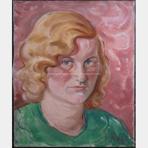 Vilém Hlobil - Žena s plavými vlasy