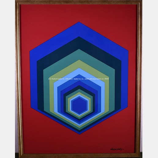 Victor Vasarely - Hexagon