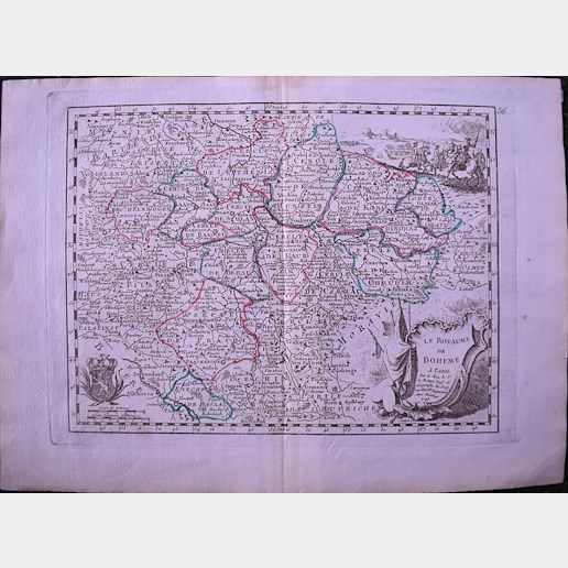 18. století - Soubor 3 map Českého království 