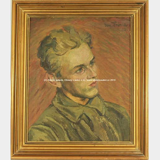 Emanuel Frinta - Studie portrétu malíře Antonína Frýdla