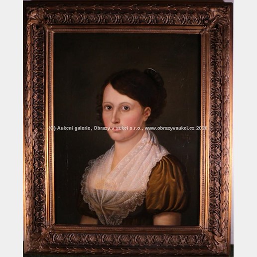 Johann Christoph Heckel - Portrét dívky