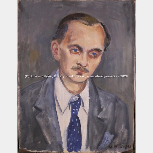 Jiří Hudeček - Autoportrét