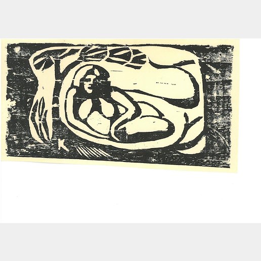 Paul Gauguin - Femme couchée sous un arbre