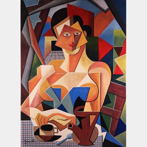 Robert Jiran - Kubistická žena