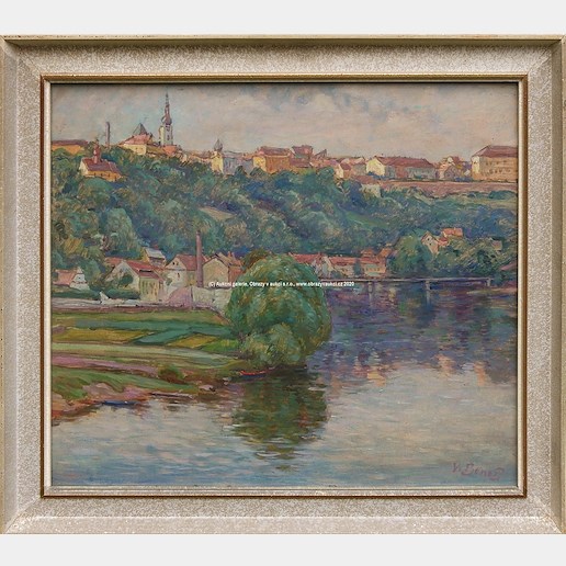 Vincenc Beneš - Město u řeky