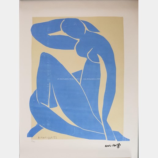 Henri Matisse - Modrý akt
