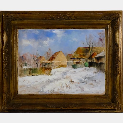 Karel Jan Sigmund - Vesnice pod sněhem