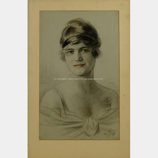 Rudolf Vácha - Portrét mladé dámy