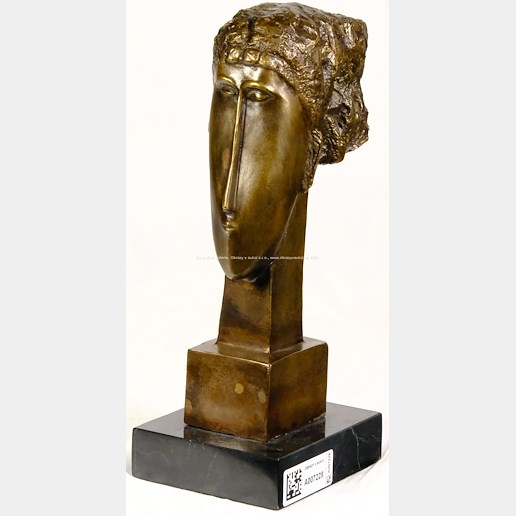 Amedeo Modigliani - Hlava ženy