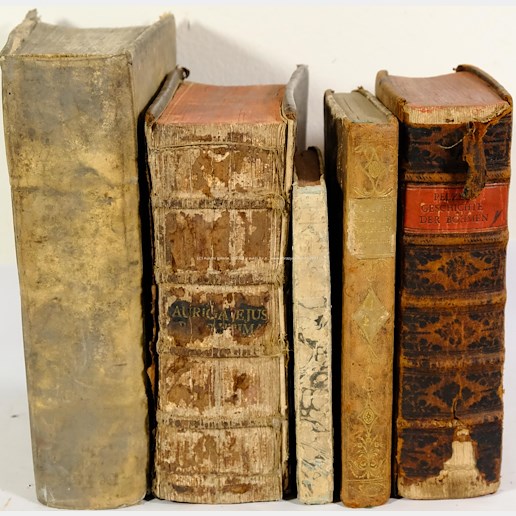 17. - 19. století - Konvolut 5 knih I.