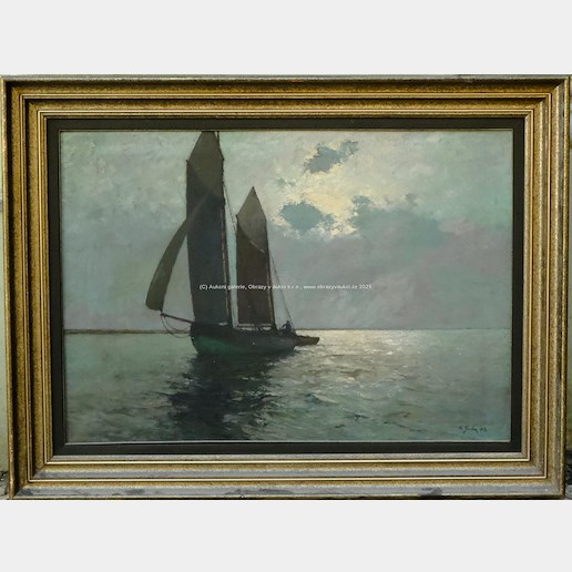 Rudolf Antonín Guba - Večer na moři