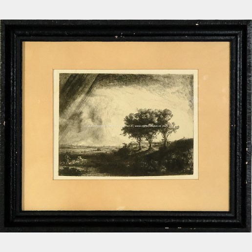 Rembrandt van Rijn - Tři stromy
