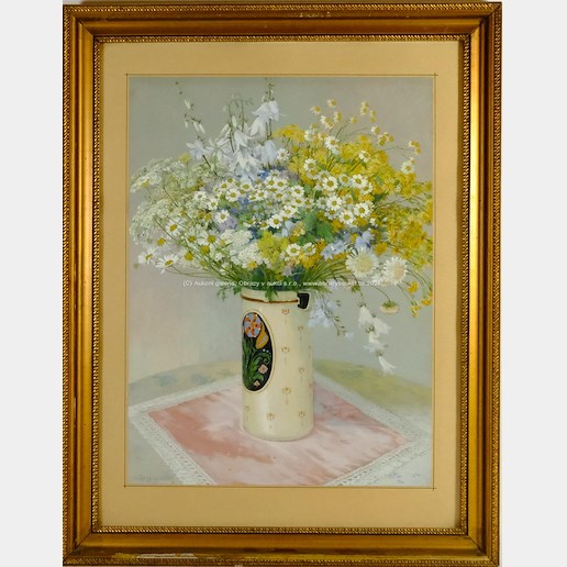 Paul Grabwinkler - Květiny v malovaném džbánku