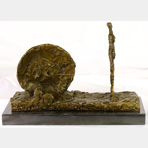 Alberto Giacometti - Muž a talíř