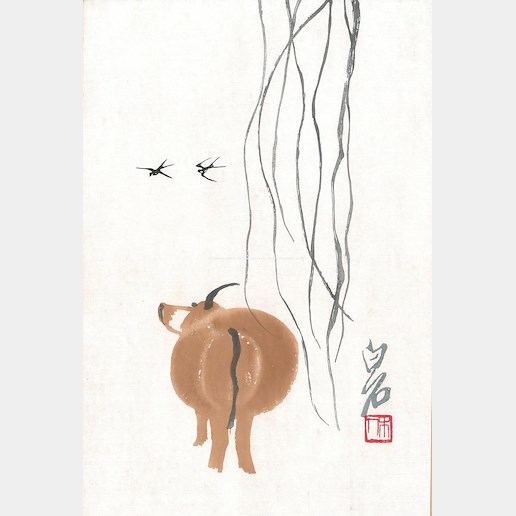 Bai-shi Qi (Čchi Paj-š´) - Čínská kráva