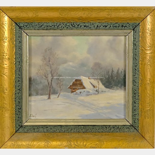 Julia Sábová - Chaloupka v zimě