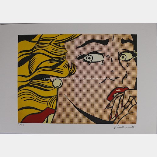 Roy Lichtenstein - Crying girl