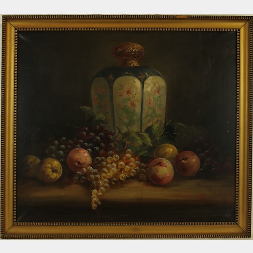S.G. Maran - Zátiší s ovocem a vázou