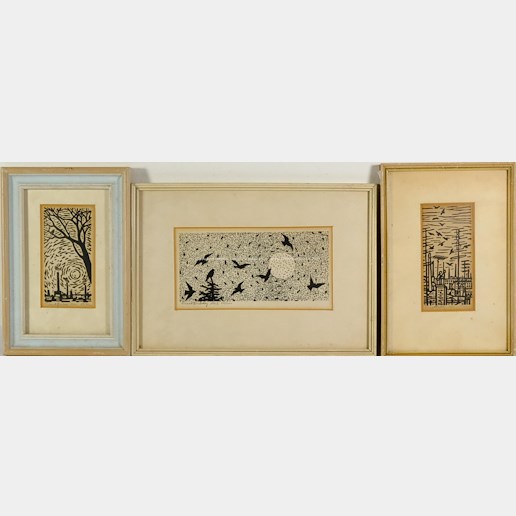Orest Dubay *1919 - Konvolut 3 grafických listů