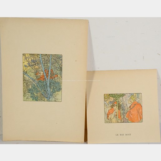 Alfons Mucha - Konvolut 2 grafických listů