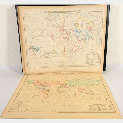 1840-1880 - Konvolut 13 map