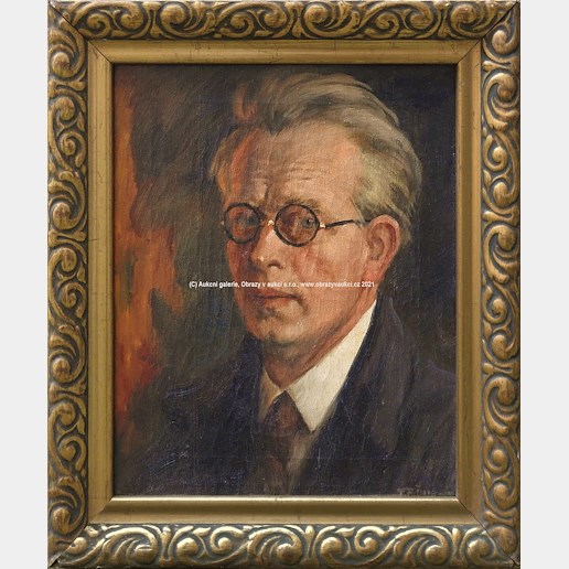 František Šimon Tavík - Autoportrét