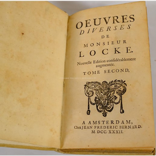 John Locke - Oeuvres diverses de monsieur Locke