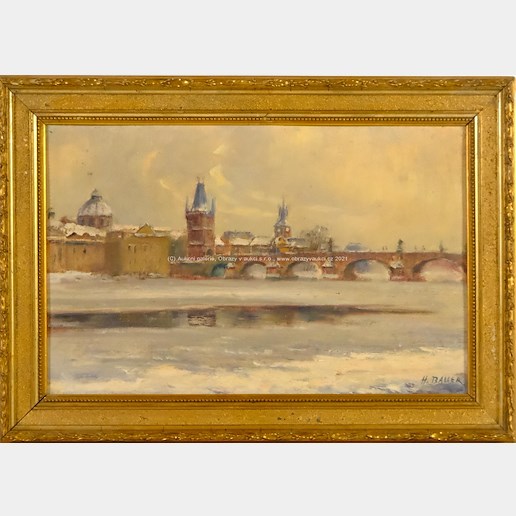 Hubert Bauer - Zimní Praha 