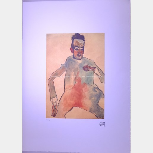 Egon Schiele - Mužská postava