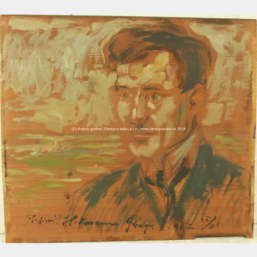 Vlastimil Hofman (*1881) - Portrét mladého muže
