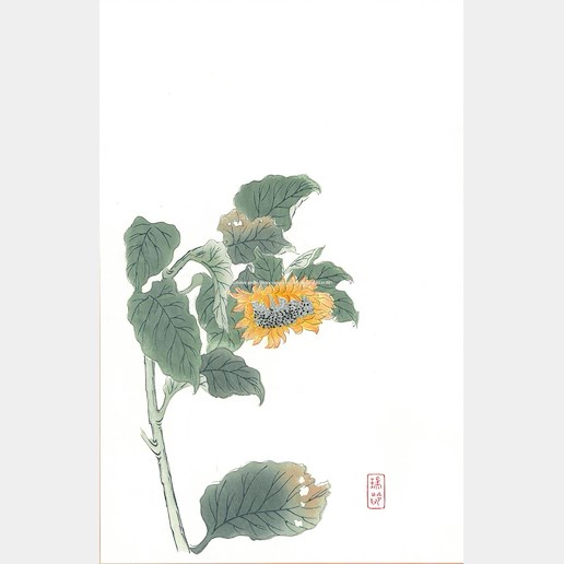 Bai-shi Qi (Čchi Paj-š´) - Slunečnice
