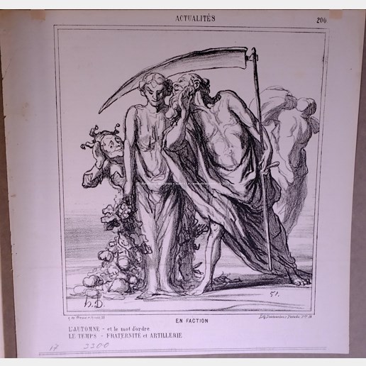 Honoré Daumier - Konvolut 2 grafických listů II.