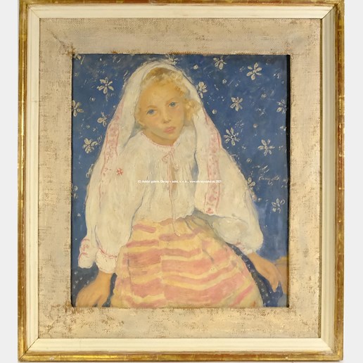 Jan Čumpelík - Děvčátko s bílým šátkem