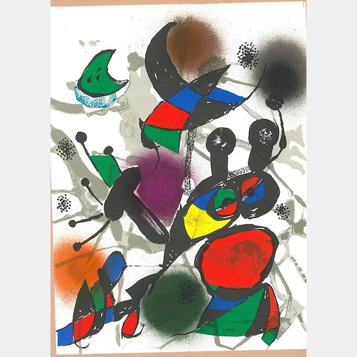 Joan Miró - Barevná kompozice