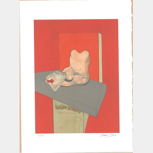 Francis Bacon - Study of a Human Body after Ingres
