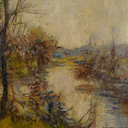 Alois Kalvoda - Vrby u řeky