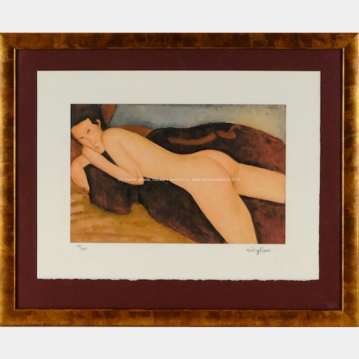Amedeo Modigliani - Ležící akt