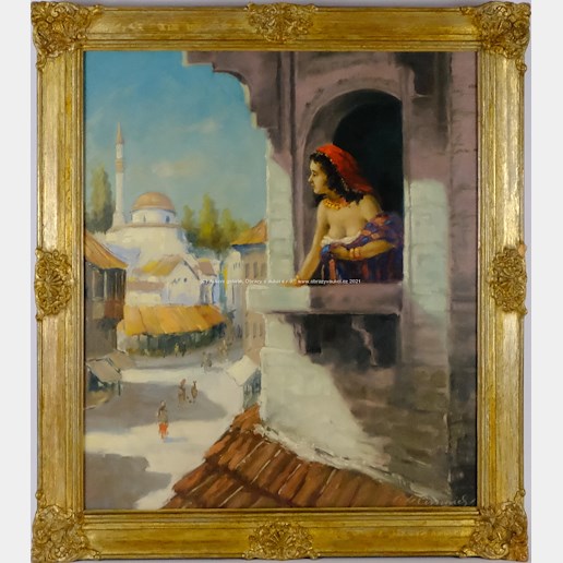 Josef M. Černovický - Motiv z Mostaru