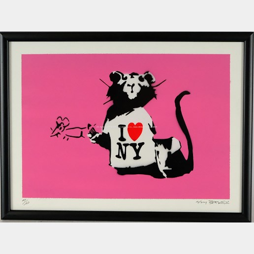 Not Banksy - I love N.Y. 